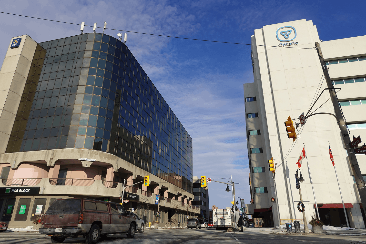 King Street in downtown Oshawa, ON, where SEO services help local businesses rank on Google and win more Map Pack visibility